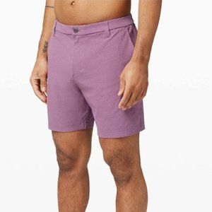 lululemon athletica Purple Men's Flat Front Shorts